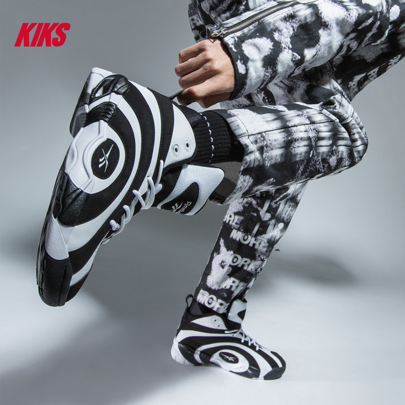 reebok新款年轮黑白奥尼尔篮球鞋 kiks篮球鞋