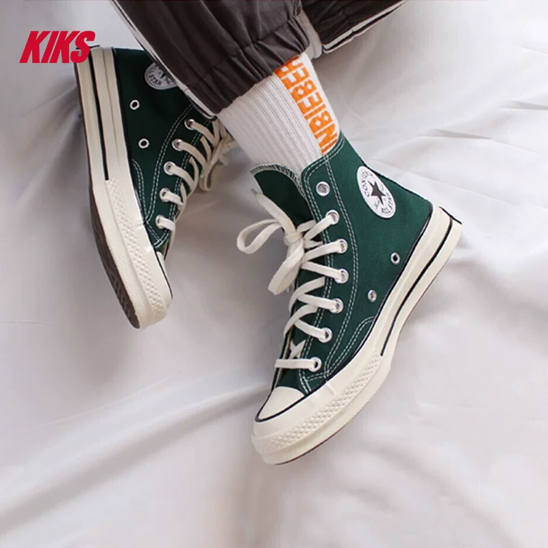 Converse Converse 1970-х Samsung Bid классические мужские канвасовые туфли высокие кроссовки повседневные доска 162050C