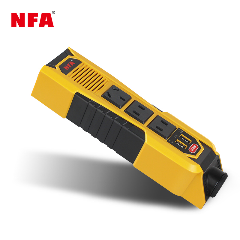 NFA纽福克斯12V/24V转220V客货车车载逆变器150W多功能电源转换器 - 图3