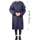 Welded denim apron lengthened men's and women's factory extra-long canvas wear-resistant ultra-short long-sleeved reverse-wearing smock coat