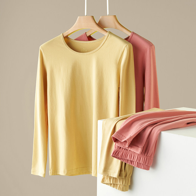 秋衣秋裤女套装纯棉薄款加绒秋冬季全棉毛衫内搭打底紧身保暖内衣,淘宝优惠券,粉丝福利购,淘宝优惠卷