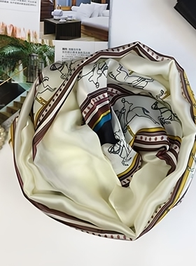 雪纺长方形女士知性风围巾披肩