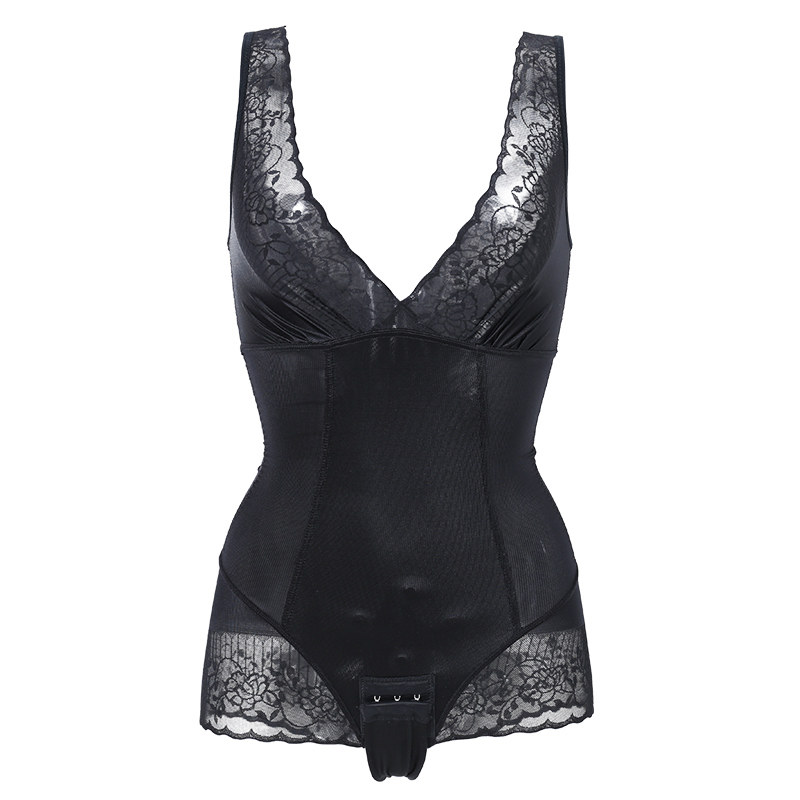 婷美收腹收腰薄款塑身衣美体连体衣 婷美塑身连体衣