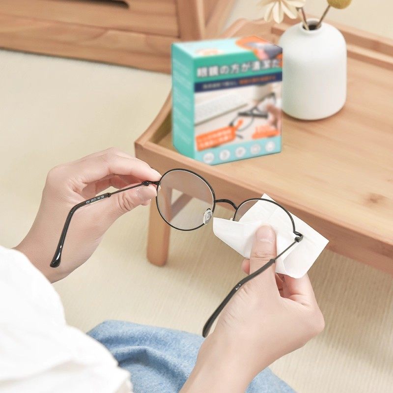 日系眼镜清洁湿巾防起雾神器专用眼睛布一次性擦拭纸不伤镜片屏幕,淘宝优惠券,粉丝福利购,淘宝优惠卷