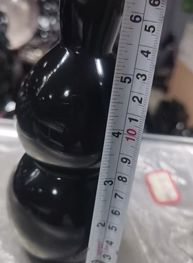 黑曜石彩虹眼葫芦摆件家居客厅玄关装饰品办公室桌面镇宅招财睡眠