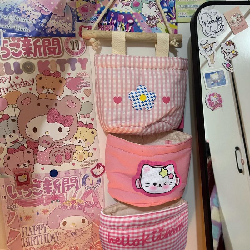 电动三轮车挂物包装饰用品改造装饰小配件放东西神器布艺收纳挂袋 - 图2