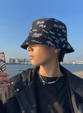 韩版休闲双面戴渔夫帽子