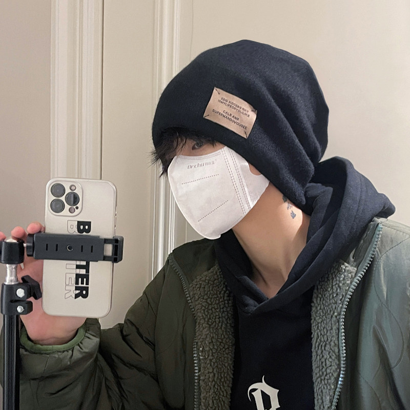 子男款秋冬冷帽大头围男士堆堆帽 贝纳登帽子