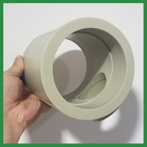 灰色PPR变径三通 异径三通 20 25 32 40 50 63 75 90 110大小三通 - 图1