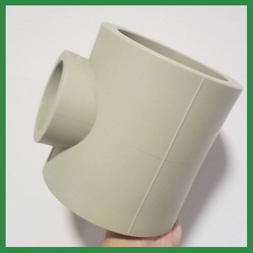 灰色PPR变径三通 异径三通 20 25 32 40 50 63 75 90 110大小三通 - 图0