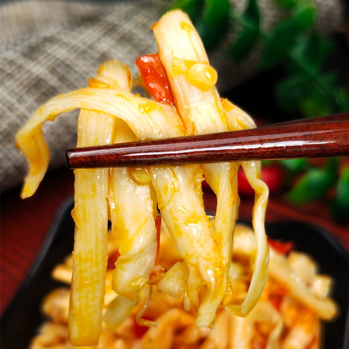香辣笋丝即食竹笋咸菜下饭菜瓶装开胃菜配粥小菜脆笋辣笋早饭酱菜 - 图2
