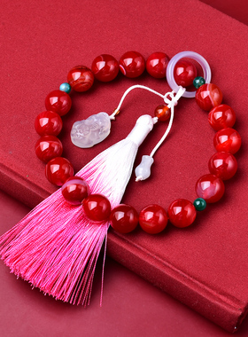 真安顺静心手持古风手串