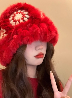 灵允醒狮帽出游休闲女秋网红同款
