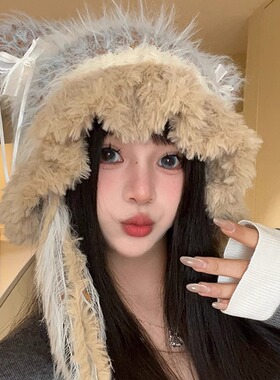 灵允雷锋帽出游可爱女秋网红同款