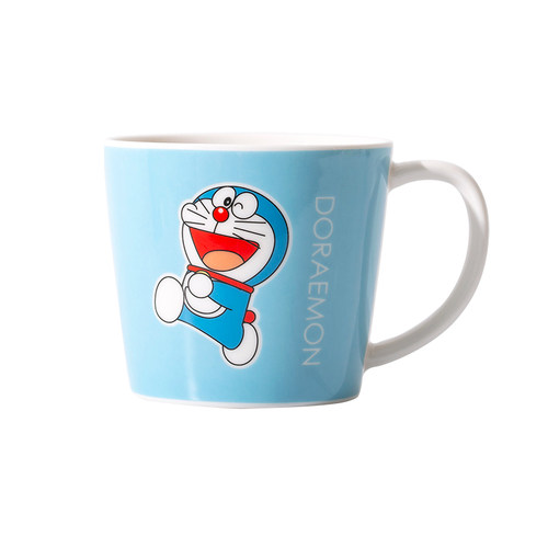 哆啦A梦杯子喝水杯马克杯办公室茶杯早餐杯燕麦杯家用陶瓷杯子 - 图3