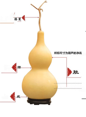 天然葫芦挂件家居饰品特大葫芦摆件带龙头店铺室内悬挂文玩小葫芦