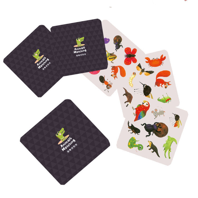 疯狂对对对卡片碰动物桌游幼儿园儿童专注力训练玩具早教认知配对 - 图3