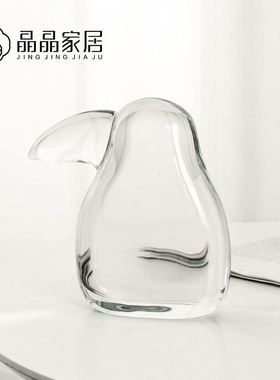 轻奢现代动物企鹅葫芦兔子展示摆件送礼佳品酒柜客厅玄关小摆件