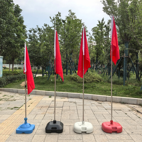 户外注水底座伸缩旗杆彩旗广告旗帜班旗固定座插旗子室外道旗刀旗 - 图3