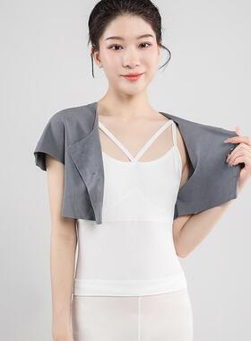 护肩颈椎坎肩睡觉保暖月子披肩膀防寒夏天男女士专用中老年薄款