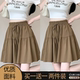 Summer ແບບໃຫມ່ທີ່ມີແອວສູງ slimming versatility pants skirt ບາດເຈັບແລະສໍາລັບແມ່ຍິງ