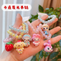 Luminous Bracelet Children Cartoon Stars Della Handaccessories Toys Cute Princess Ornaments Little Girl Strings of Creative Gift