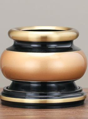 铜香炉黑金色纯铜心经加厚铜鼎炉家用供奉线香上香铜薰香炉包邮