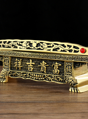 供杯贡台富贵吉祥供台杯案供奉供台杯托茶水杯酒杯纯铜贡台包邮