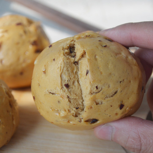 红糖开花馒头红枣儿童营养早餐主食半成品学生老面包子加热即食 - 图2