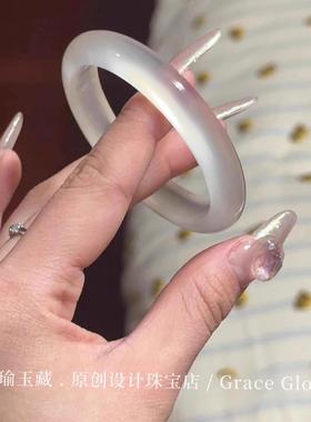 天然马达加斯加马料荔枝冻玉手镯