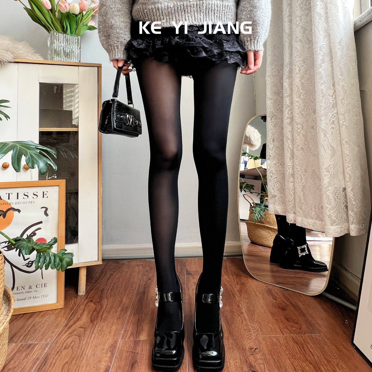 可衣酱厚黑连裤袜女加厚显瘦防勾丝光腿神器黑色打底袜高弹不掉裆,淘宝优惠券,粉丝福利购,淘宝优惠卷