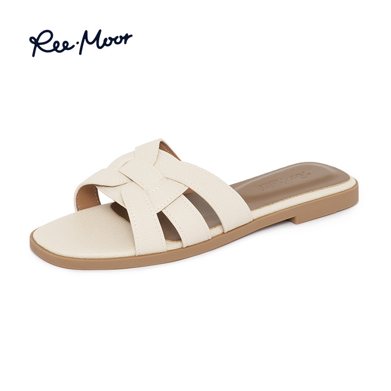reemoor2026新款平底凉拖鞋女外穿仙女风罗马凉拖韩版时尚睿慕,淘宝优惠券,粉丝福利购,淘宝优惠卷