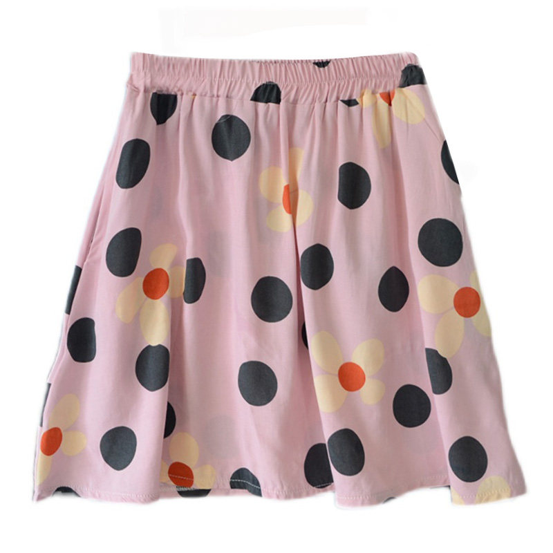 儿童绵绸短裙子夏季宝宝休闲舒适人造棉半身裙居家服睡裙花边裙子,淘宝优惠券,粉丝福利购,淘宝优惠卷