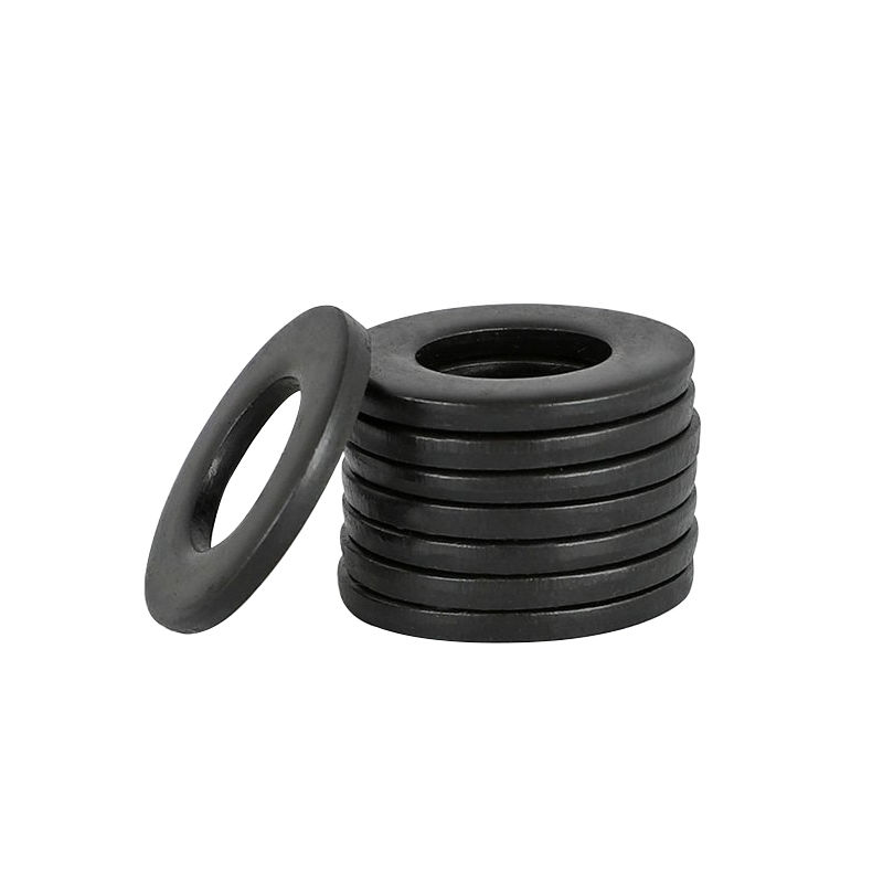 10级发黑平垫片黑色平垫加大加厚螺丝垫片圆形金属垫圈M5M6M8-M64 - 图1