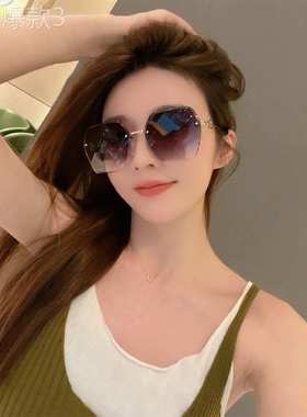 墨镜女高级感显脸小女款2024新款太阳镜偏光镜有度数的防紫外线大