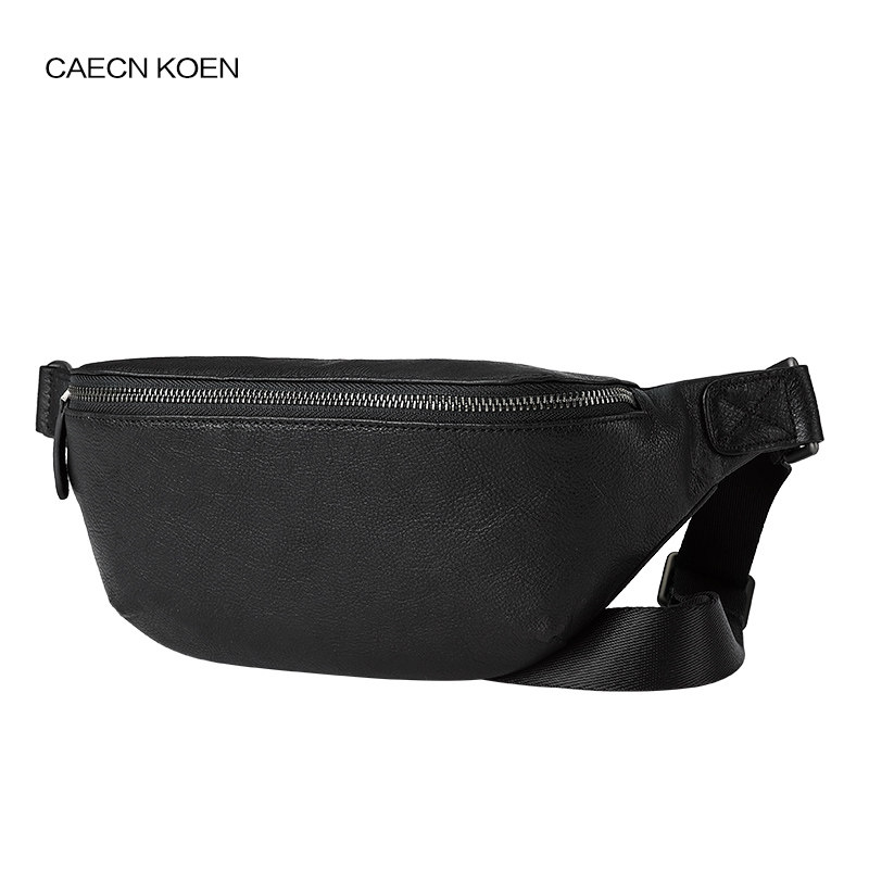 ck牛皮2019新款皮包单肩包男胸包 jck男士包袋