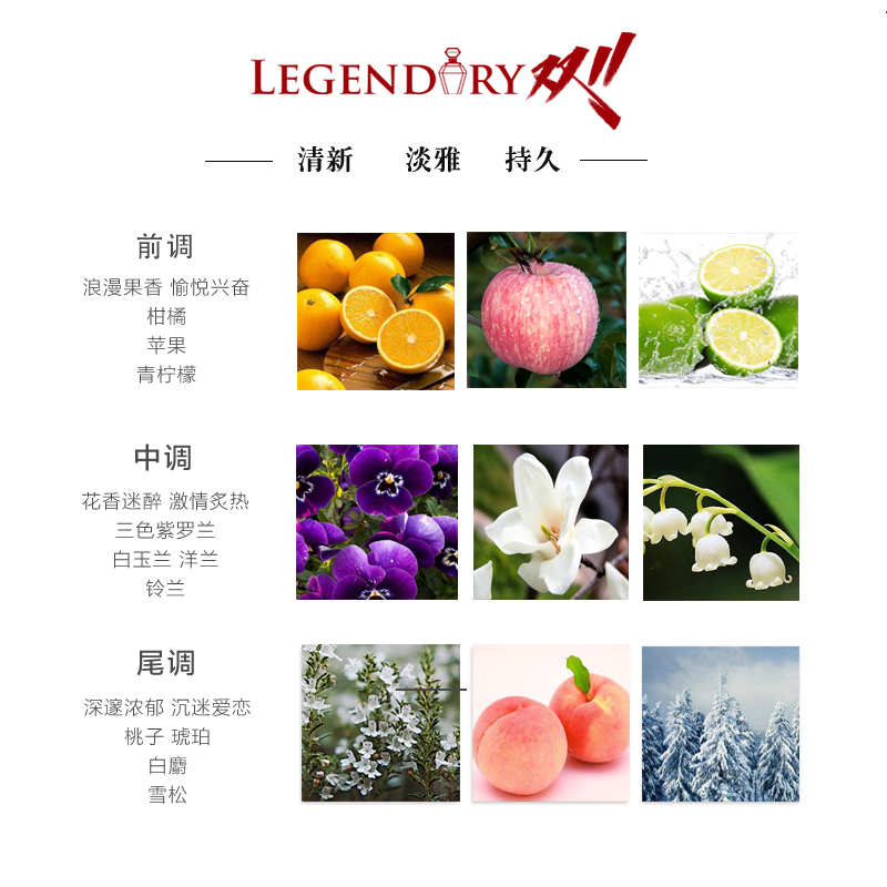 马来西亚legendary兰花香水女香淡香持久小众情人节礼物 - 图0