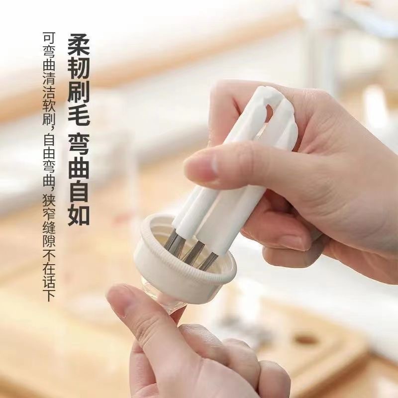 键盘刷电脑除尘刷杯盖刷厨房宿舍杯刷无死角缝隙刷清洗刷奶嘴刷子 - 图2