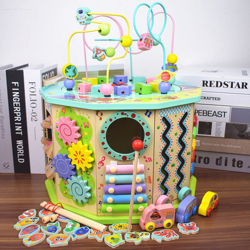 百宝箱绕珠串珠儿童0-1-2一3周岁宝宝益智力玩具6-12个月婴儿早教,淘宝优惠券,粉丝福利购,淘宝优惠卷