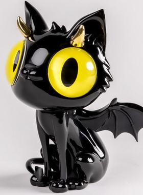LLADRO 雅致 西班牙进口Little devil cat限量版小猫摆件家居饰品