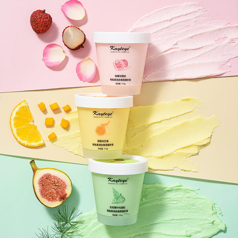 柯泰儿香氛柔润去角质果酸磨砂膏 kayteye柯泰儿身体磨砂