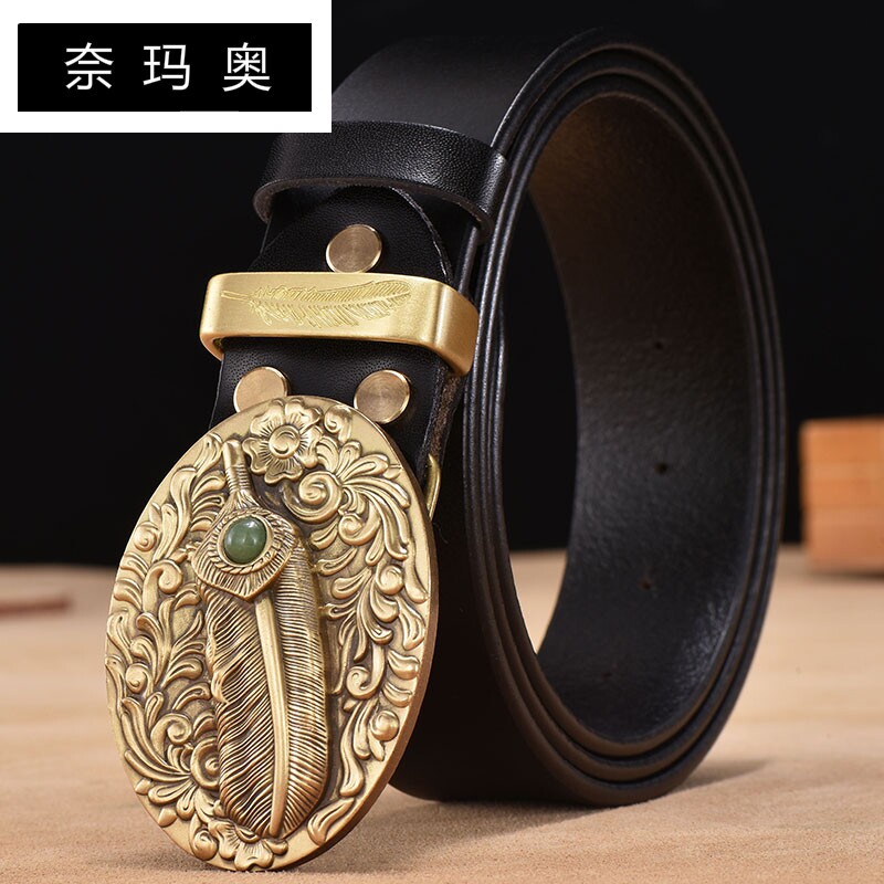 奈玛奥男士韩版简约个性潮人裤腰带 奈玛奥腰带/皮带/腰链