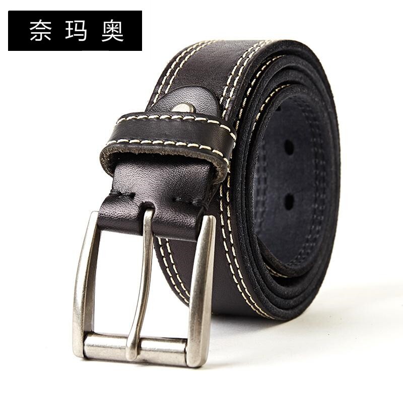 奈玛奥皮带头层牛皮复古男士针扣 奈玛奥腰带/皮带/腰链