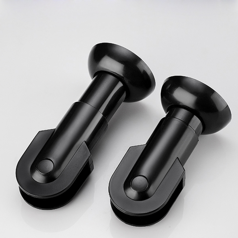 公共卫生间隔断支撑脚夹板脚支架可调脚尼龙塑料支撑底座满十包邮 - 图1