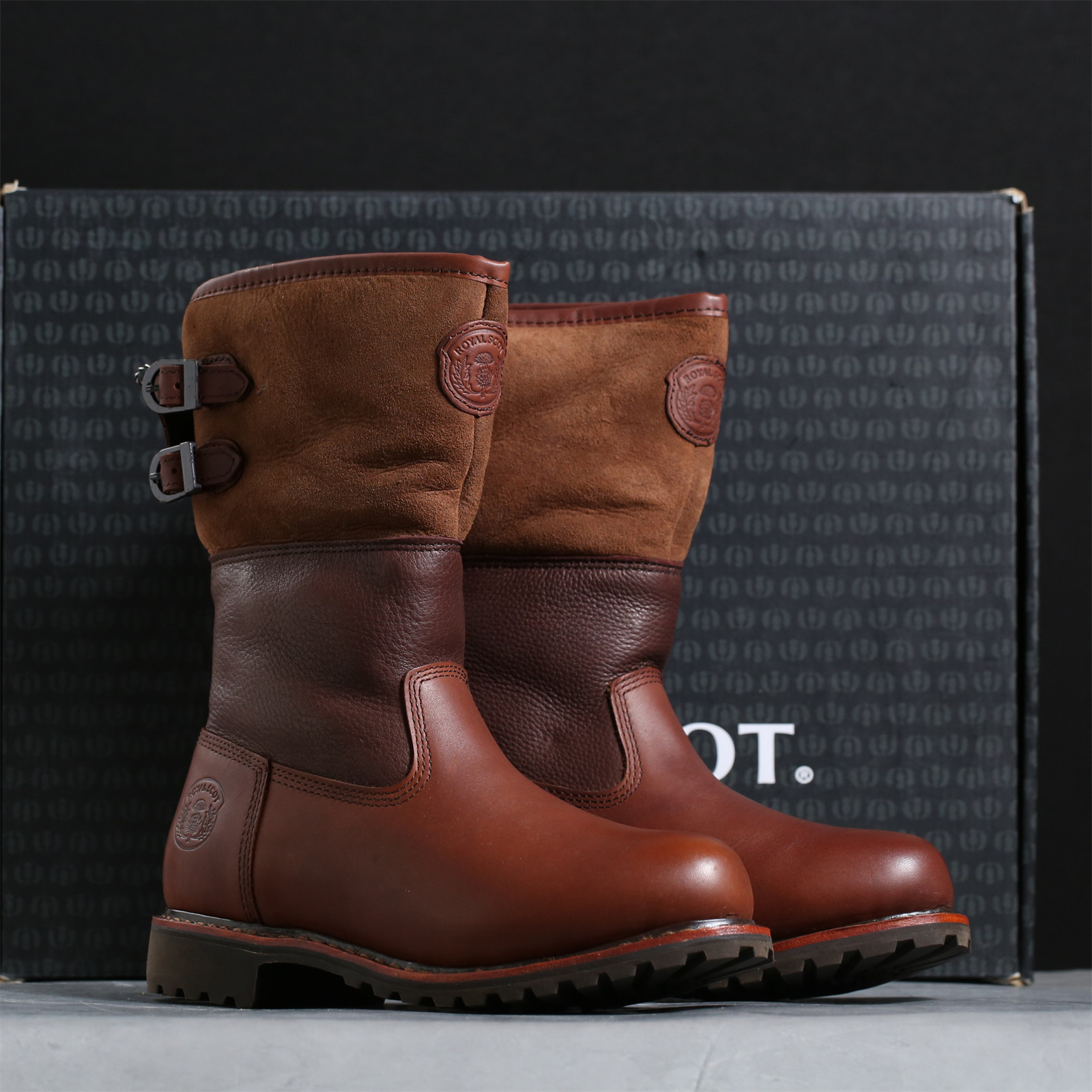 38-46羊毛一体英国royal皇*质感加绒保暖长筒高筒雪地靴男女秋冬,淘宝优惠券,粉丝福利购,淘宝优惠卷