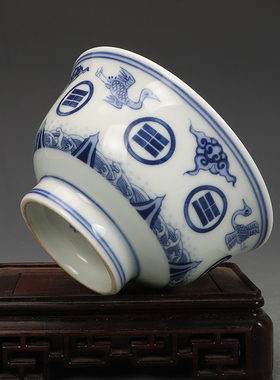 唐馨陶瓷碗青花景德镇