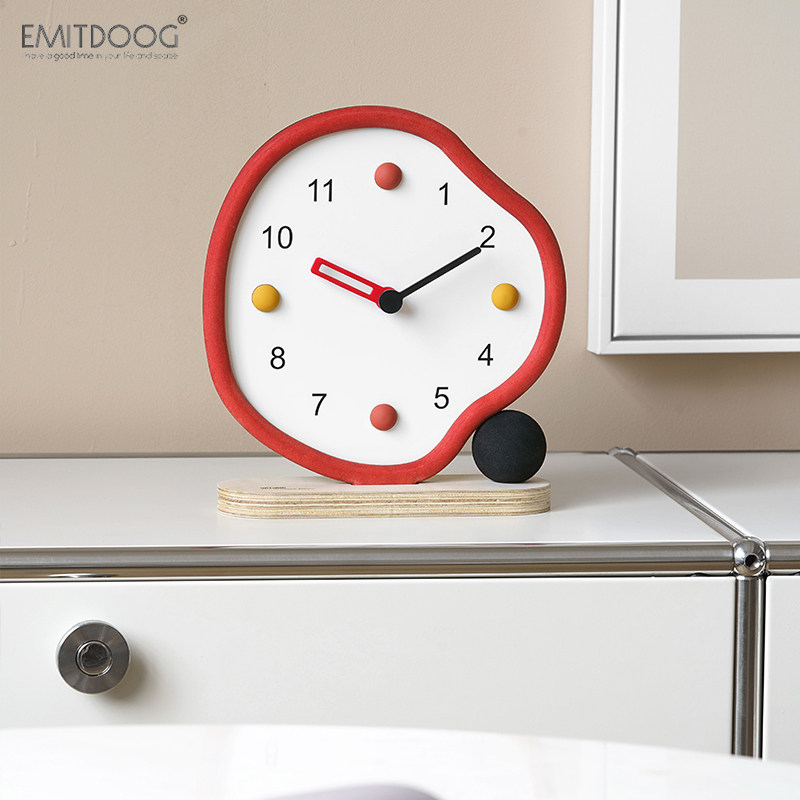 EMITDOOG家居客厅桌面摆件饰品酒柜电视柜玄关装饰品卧室创意座钟,淘宝优惠券,粉丝福利购,淘宝优惠卷