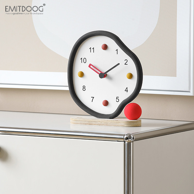 EMITDOOG家居客厅桌面摆件饰品酒柜电视柜玄关装饰品卧室创意座钟,淘宝优惠券,粉丝福利购,淘宝优惠卷