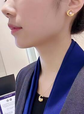 周先生羽毛珍珠耳钉爱情密语