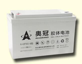 奥冠蓄电池6-GFMJ-100 12V100AH UPS太阳能用胶体电池正品质保-图0